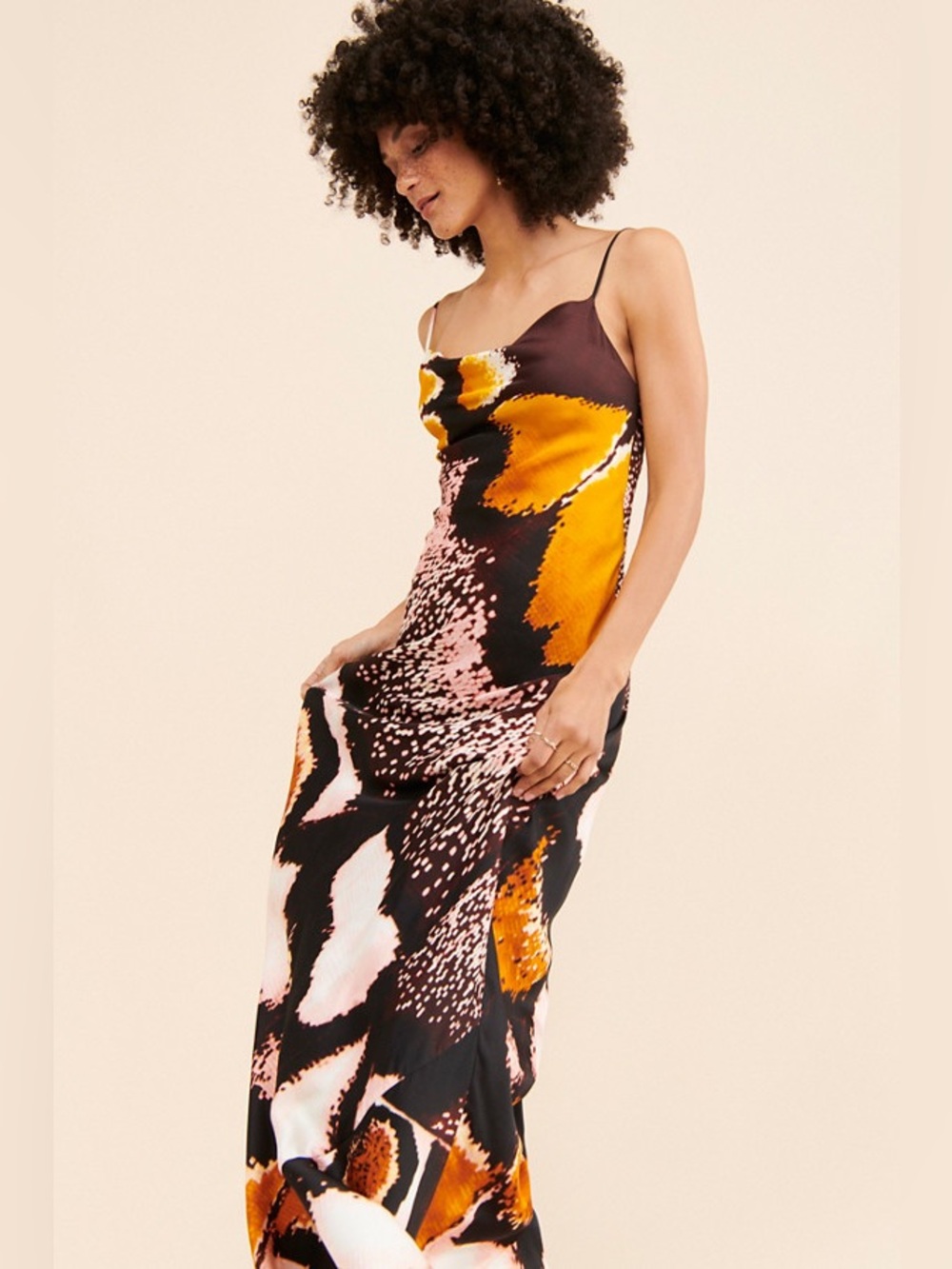Chufy Laurel Buttefly Wing Maxi Dress
